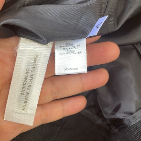 Anne Taylor Loft Sailor Pencil Black and Gold Skirt with gold buttons size 2 - Picture 10 of 10